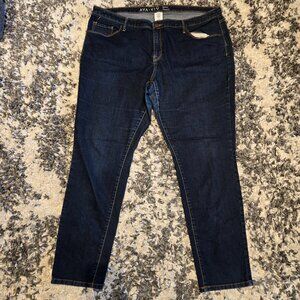 Ava & Viv Dark Wash Skinny Jeans 20W